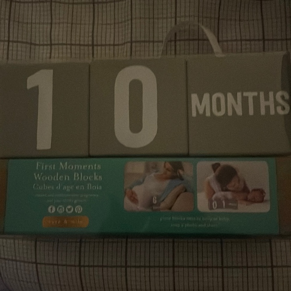 First moments wooden blocks